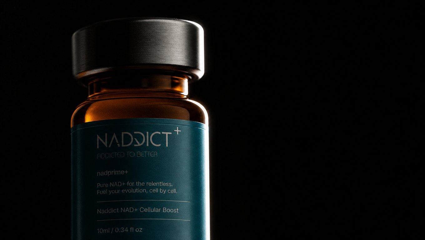 Nad+Prime vial — pure NAD+ for the relentless
